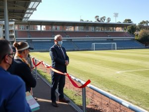 La Diputación invierte más de 300.000 euros en la reforma del campo de fútbol de O Aral en Baiona