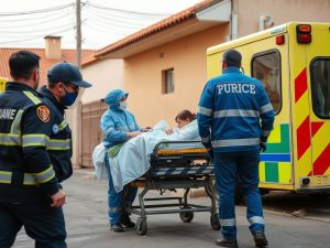 Trasladada al hospital una menor tras resultar herida en un incendio en una vivienda de Oleiros