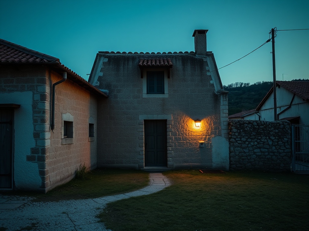 A rodaxe da serie de Netflix 'Lobo' instalarase os días 19 e 20 de marzo na Casa de Nicheiro, en Viós (Abegondo)