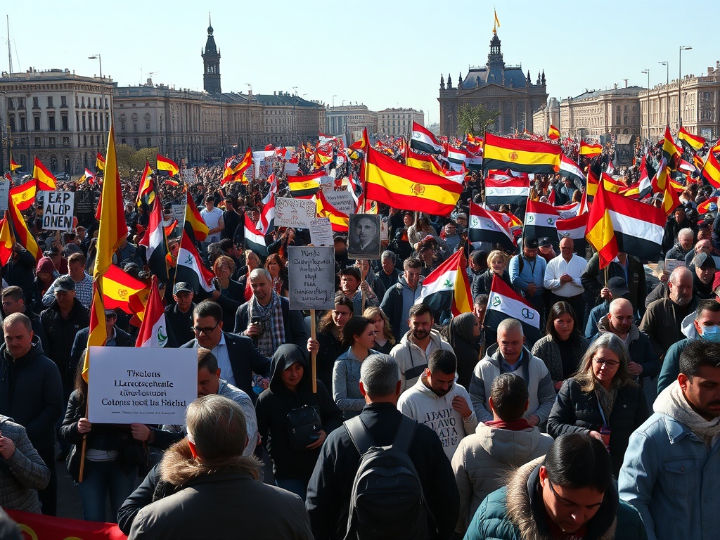 Miles de personas se movilizan en más de 150 ciudades para pedir el fin de la guerra en Oriente Medio