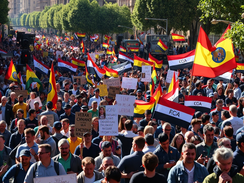 Miles de personas se movilizan en toda España para pedir el fin de la guerra en Oriente Medio