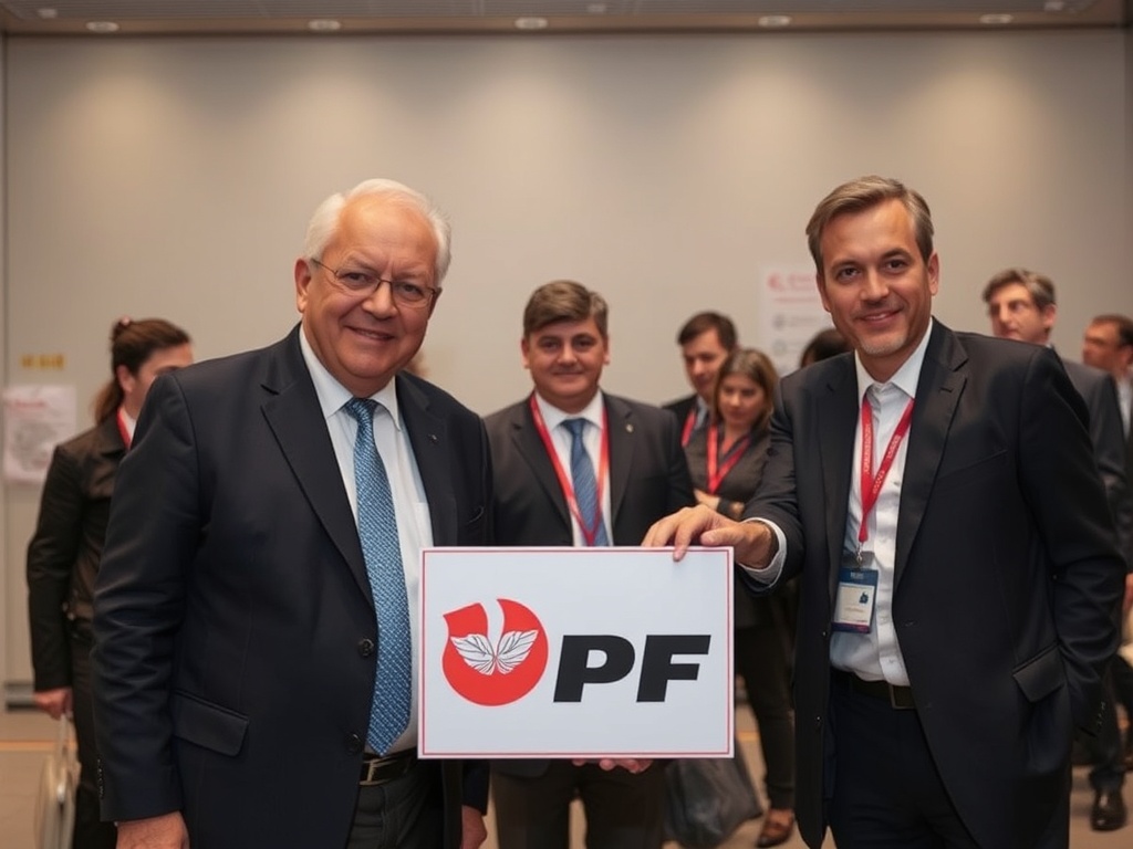 Milei se reúne con Abascal en Madrid vistiendo un mono de trabajo de YPF