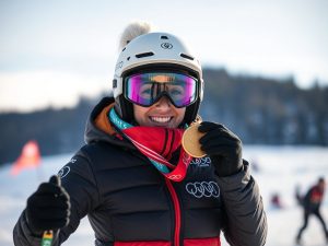 Audrey Pascual suma su segundo bronce y cierra los Juegos de Invierno con un póquer de medallas