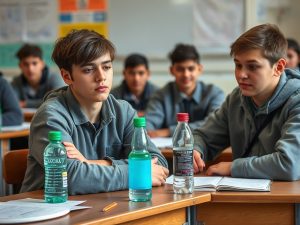 A clase con batidoras y cencerros