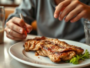 Un microchip en un plato destapa que servían carne de un caballo de carreras en un comedor social