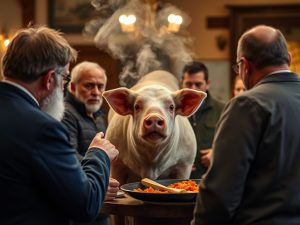 El Cocido Gourmet se consolida en O Incio: "El porco celta es un símbolo de identidad"