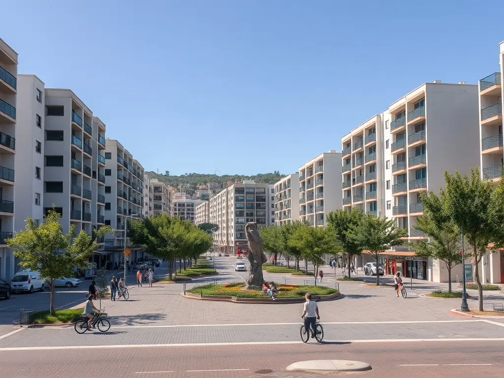 Plan del Sagrado Corazón: 22 bloques, un eje verde, una plaza, carril bici y servicios