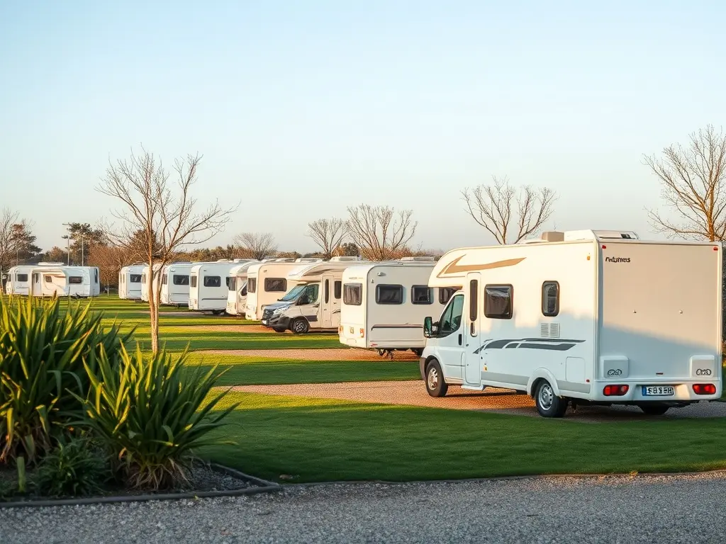 Ames estrena un área para autocaravanas en Bertamiráns y anuncia mejoras en la de Milladoiro
