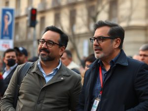 Abascal e Feijóo vólcanse na campaña de Castilla y León