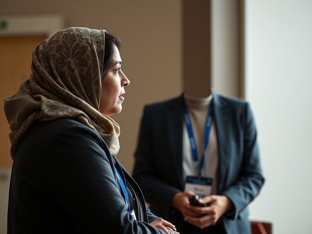 Ebbaba Hameida reivindica que opinar es un acto de autonomía en el foro de Pontevedra