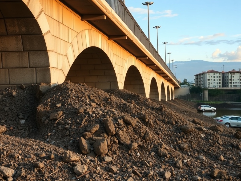 Denuncia cidadá impulsa o desbroce xunto ao Puente del Milenio en Ourense