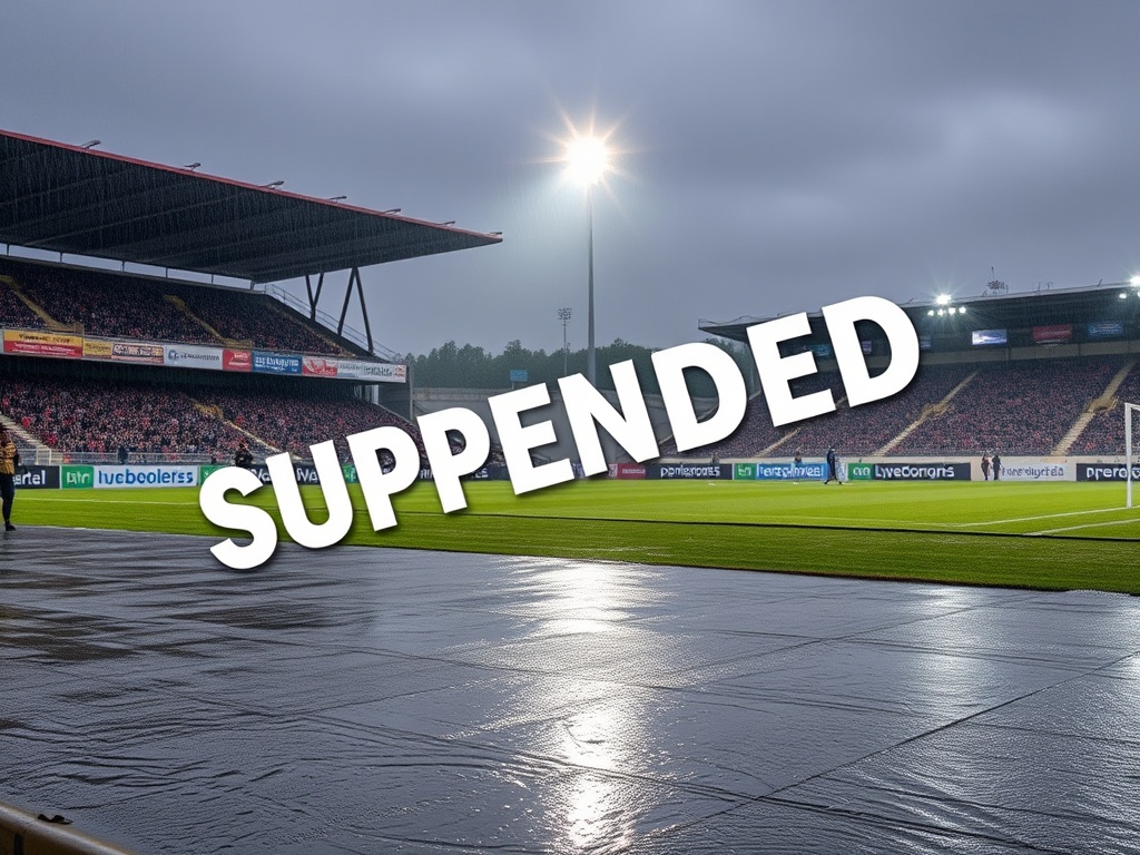 Suspendido o Arenas–Pontevedra en Fadura pola inundación; o Pontevedra propuxo xogar o domingo e a súa petición foi rexeitada