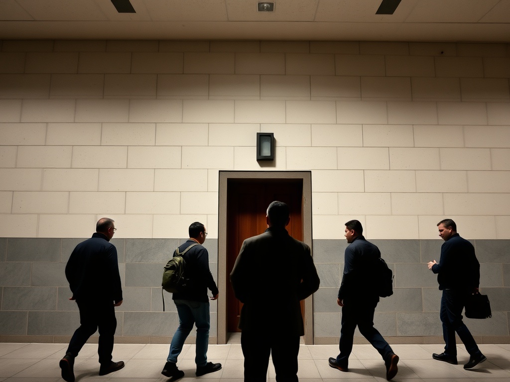 Os detidos polo crime de Francisca Cadenas abandonan os xulgados tras decretarse o seu ingreso en prisión