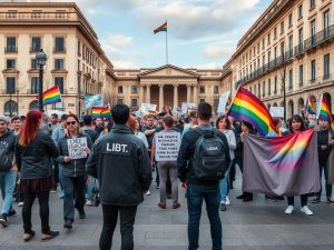 Pontevedra se moviliza para condenar la agresión homófoba y exigir protección para el colectivo LGBTIQ+