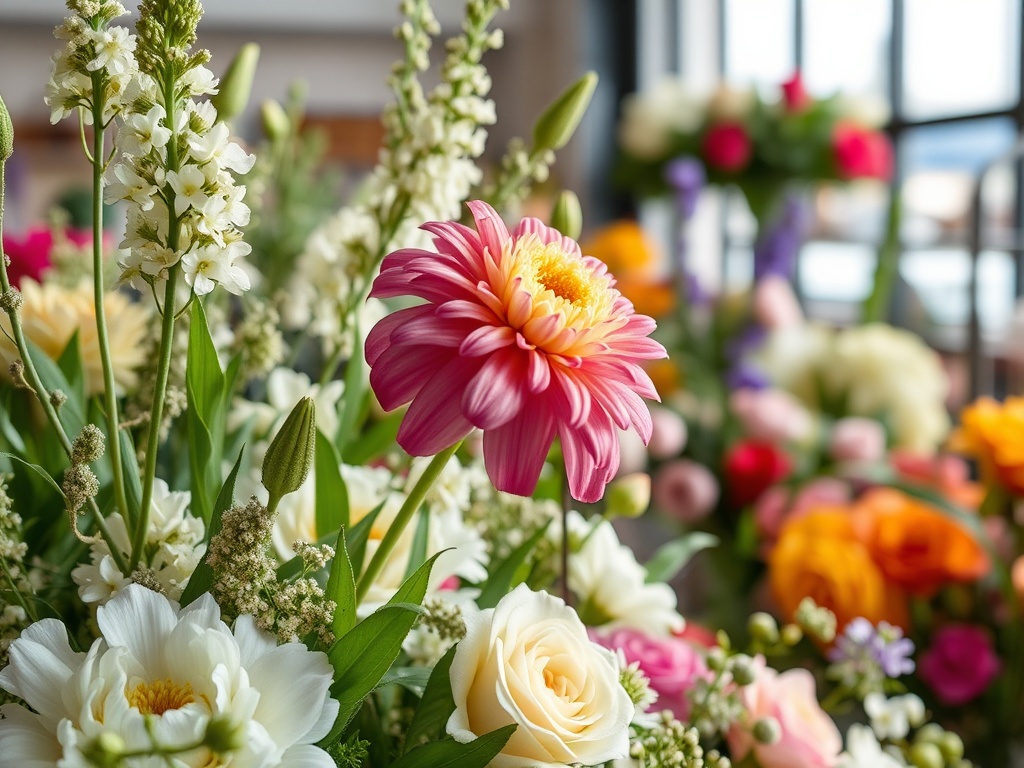 Las flores de los Bridgerton, vistas desde un taller floral