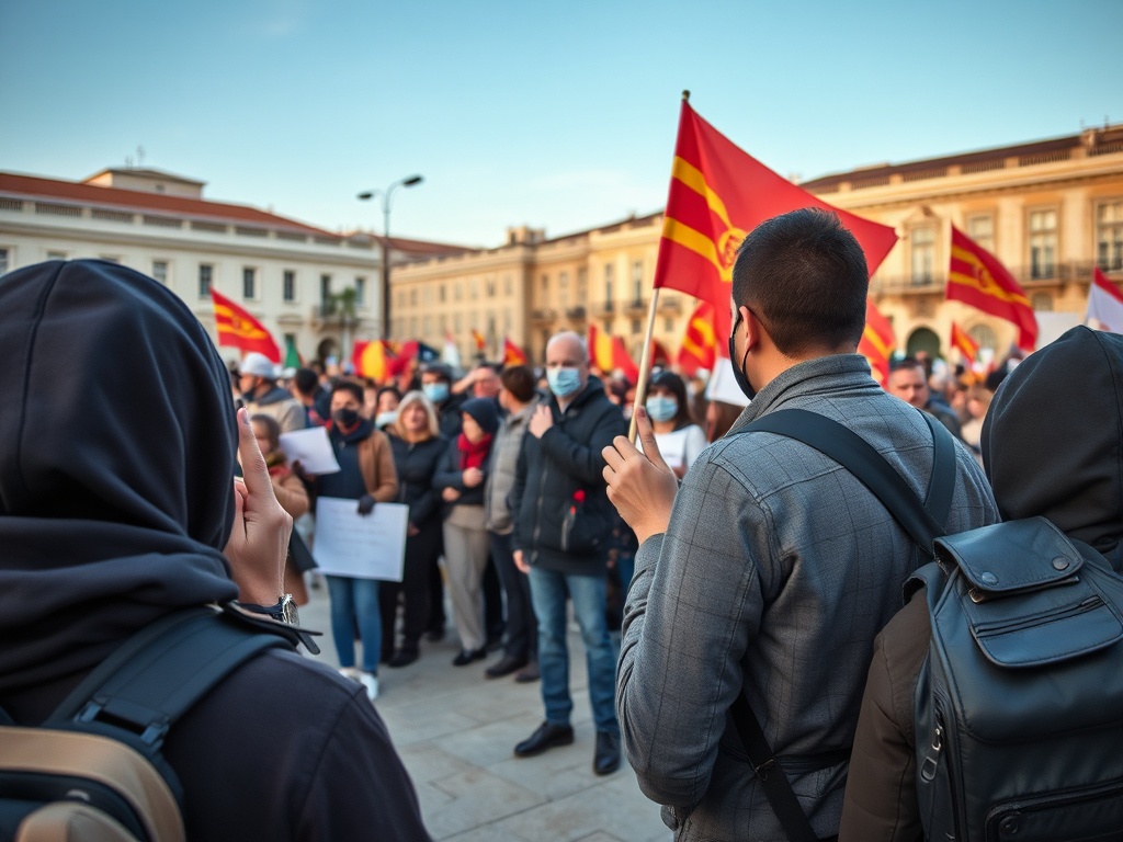 Pontevedra concéntrase para denunciar a "brutal agresión homófoba" e reclamar protección e xustiza.
