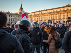 Pontevedra se moviliza contra la “brutal agresión homófoba” sufrida por un joven