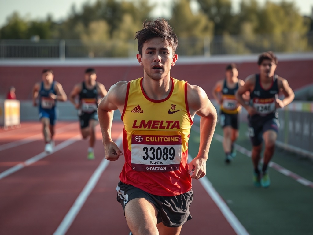El lucense Enrique García, oro en 3.000 metros en el Nacional sub-18 de Antequera