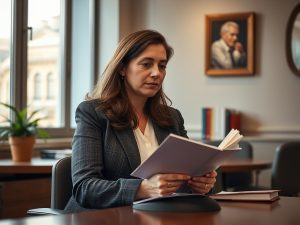 La abogada de Vilalba que encuentra poesía en su despacho