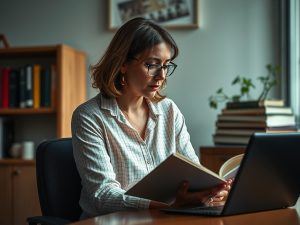En el despacho también puede haber poesía