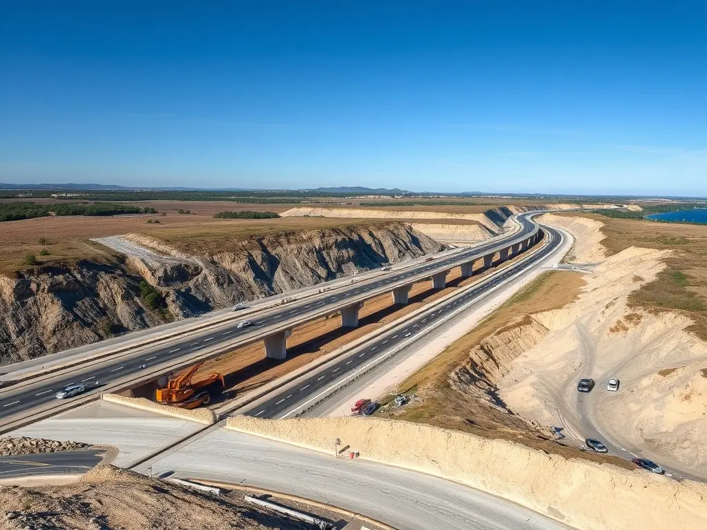 La Variante Norte asoma en el terreno, pero la mitad del trazado sigue existiendo solo sobre el plano