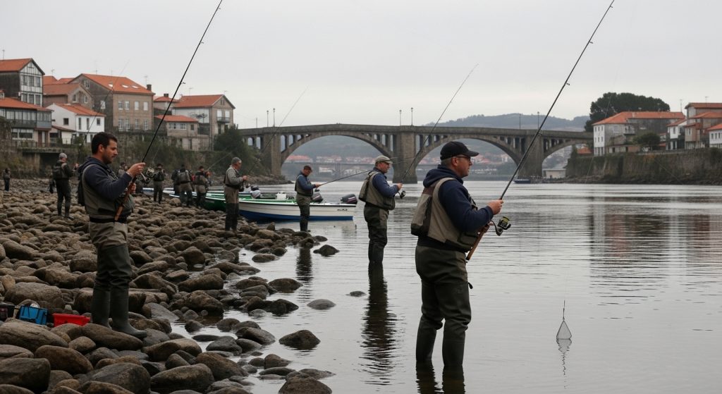 La pesca fluvial en Galicia arranca con 48.500 licencias y un leve aumento de aficionados