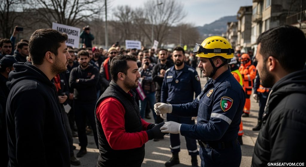 Dispositivo policial en el centro de Vigo tras la muerte de una mujer mayor en su vivienda