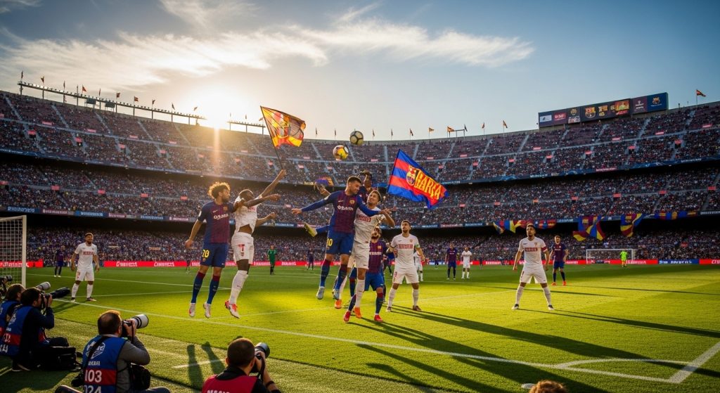 LaLiga: FC Barcelona e Sevilla enfróntanse no Camp Nou na xornada 28