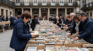 Libros que teñen moitas vidas: a Troca de Libros reúne a case 3.000 persoas en Pontevedra
