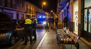 Una noche agitada en Vilagarcía con actos vandálicos, controles de alcoholemia y drogas incautadas