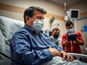 El expresidente brasileño Jair Bolsonaro, hospitalizado en cuidados intensivos por una bronconeumonía bacteriana