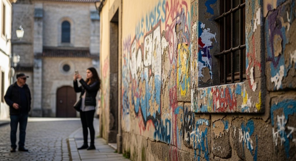 Breve historia de las pintadas de Celanova: de reivindicación juvenil a patrimonio inadvertido