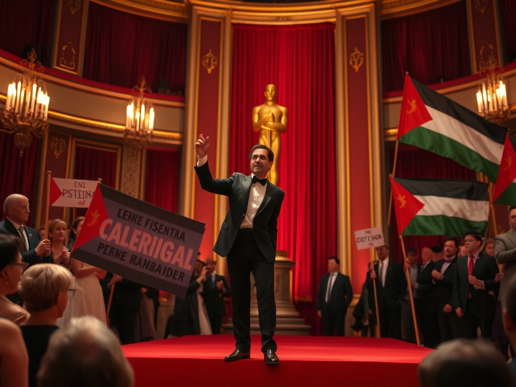 Javier Bardem pide "Palestina libre" y clama "no a la guerra" desde la gala de los Oscar