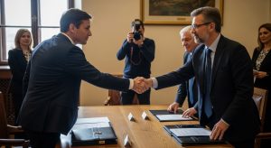 Félix Mondelo abandona la decanatura del Colegio de Abogados de Lugo tras 15 años y entrega el mando a Xosé Manuel Ferná