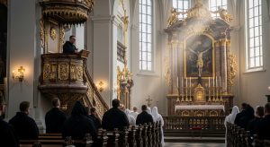 Viveiro recupera el sermón de Las Siete Palabras en el 75º aniversario de la hermandad