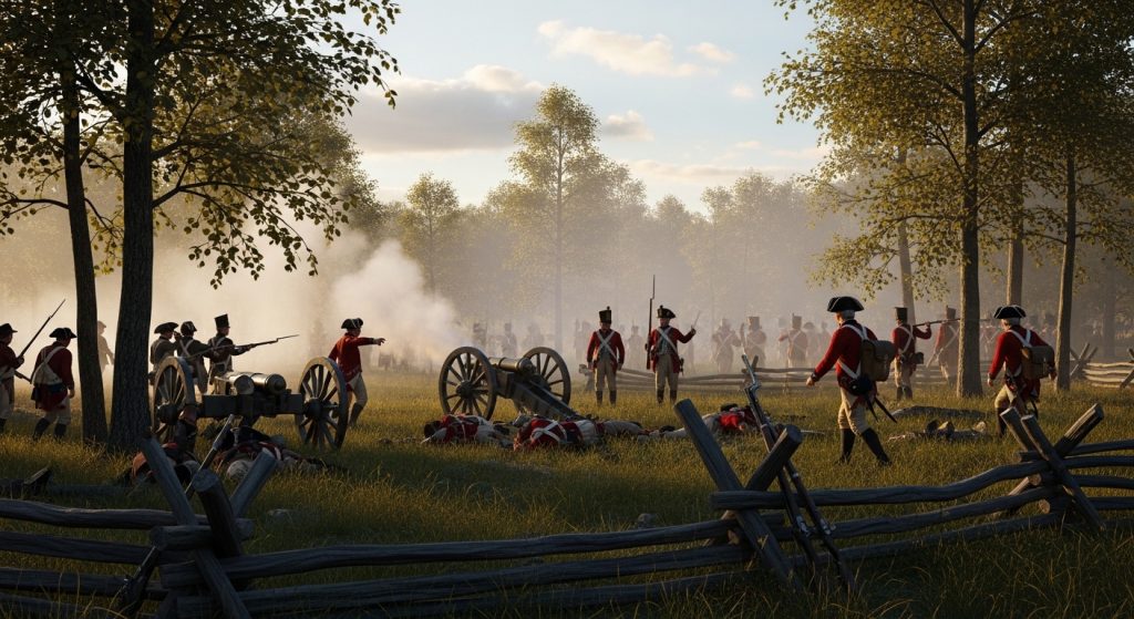 A batalla de Guilford Court House debilitou decisivamente a campaña británica no sur en 1781