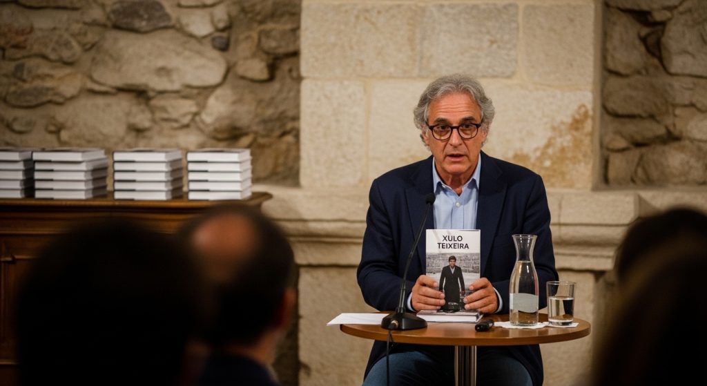 Xulio Teixeira presenta en Pontevedra un poemario sobre a saúde mental, Viaje al otro, que reflexiona sobre a loita interna.