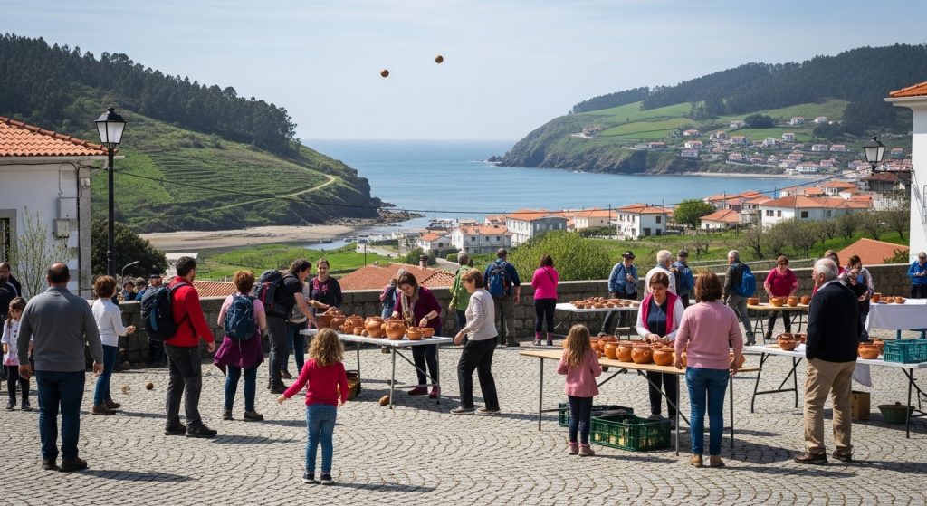Marín recuperou a primavera coa Festa do Bolo do Pote e a ruta Montes e Praias