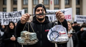 A balanza do diñeiro e a defensa da sanidade pública