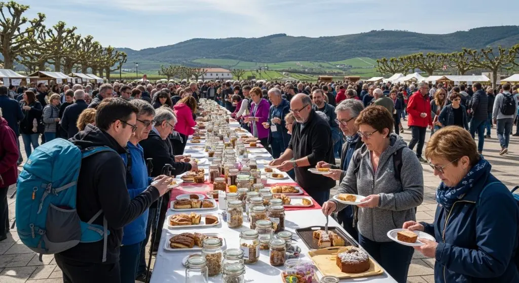 Marín reunió a cientos en la Festa do Bolo do Pote y la ruta Montes e Praias
