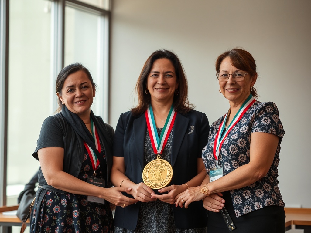 Tres mujeres de la colectividad gallega en Argentina reciben el reconocimiento “A Barca de Sálvora á Muller Galega”