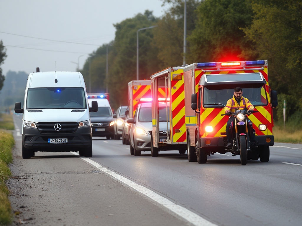 Varios heridos tras una colisión frontal en la N-120 a su paso por Ourense
