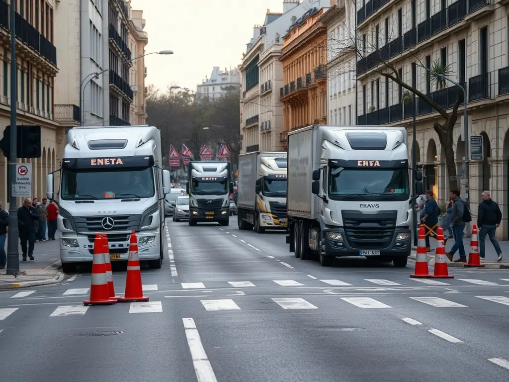 Vigo restringe el tráfico en la calle Barcelona por una obra frente a Urgencias de Povisa