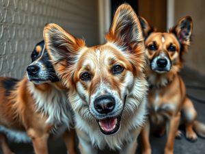 Rescatan 22 podencos encadenados y con sarna en un galpón insalubre de Moaña