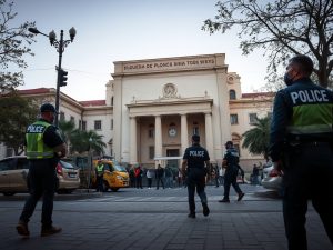 Acordoan o centro de Cuenca por unha mochila atopada xunto á Subdelegación do Goberno