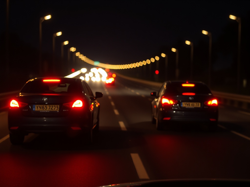 Un erro ao cambiar a luces longas pola noite pode deixarte sen visibilidade na estrada