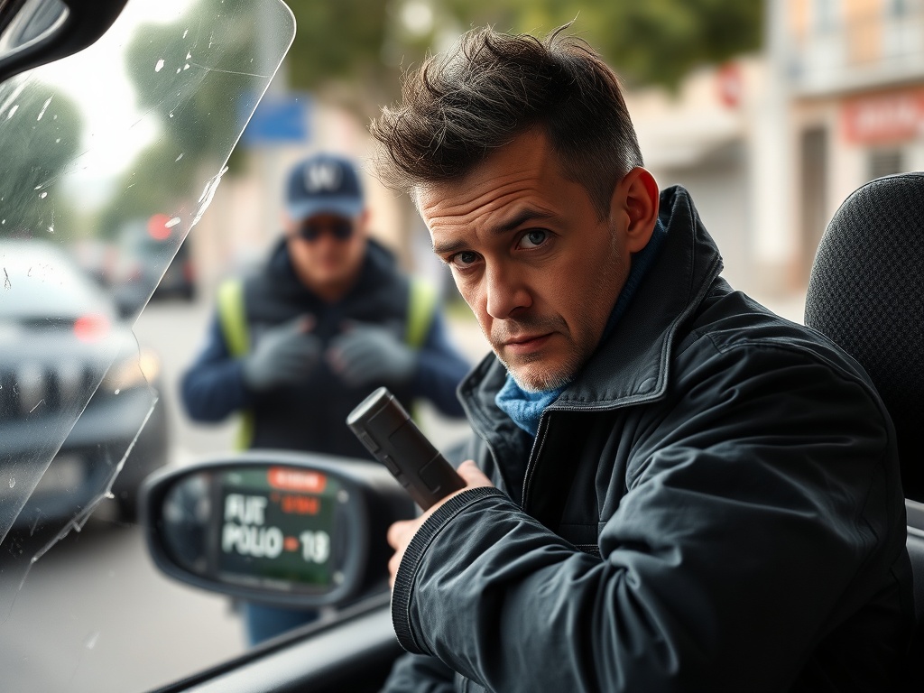 Detido en Vigo tras romper a ventá dun coche e subtraer unha mochila