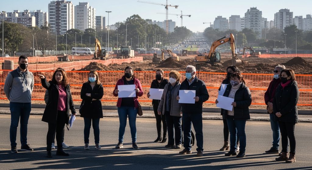Vecinos anuncian una movilización el lunes si no se reanudan las obras de la Avenida de Portugal