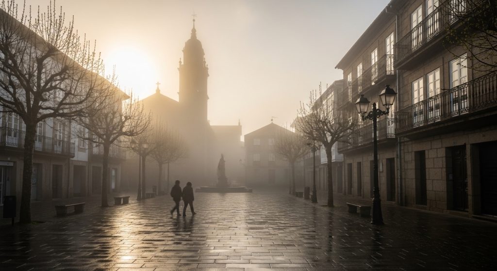 Vilalba: niebla matinal y máximas de 21 ºC en la previsión para hoy, martes 17 de marzo