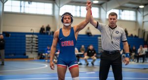Kevin Cuba, campión de España U20 en loita libre olímpica (-97 kg)